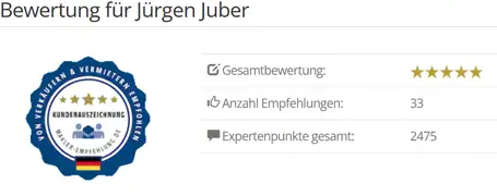 Makler-Bewertung